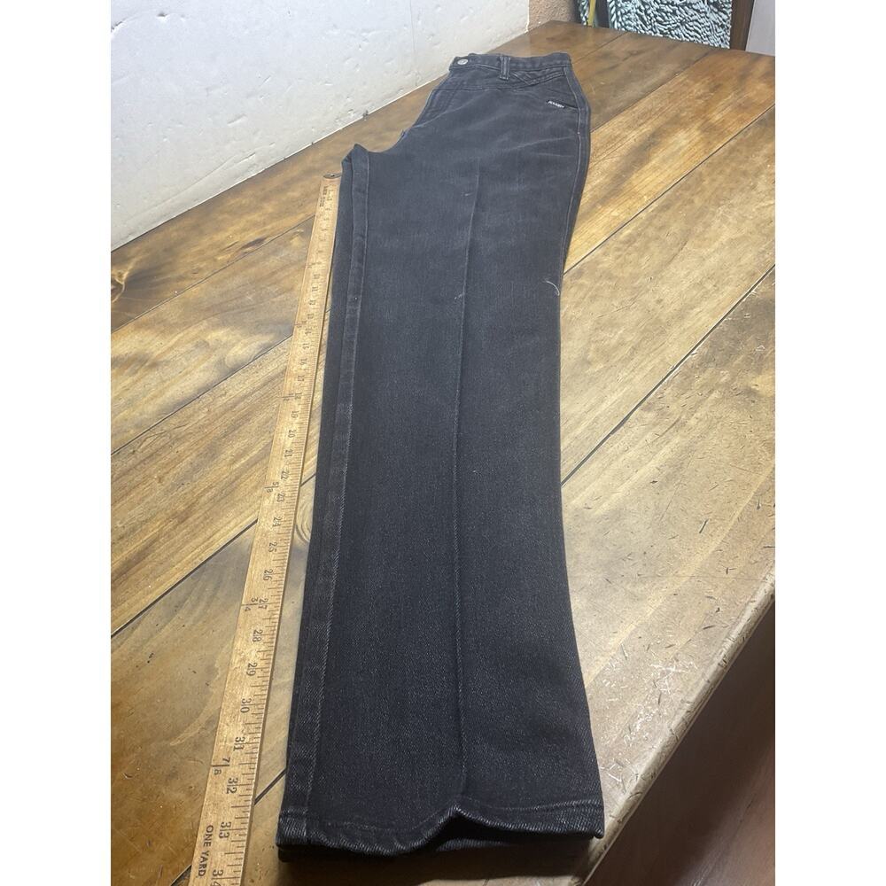 Vintage Rockies Rocky Mountain Jeans Womens 7/8 Black High Rise Western 90s - Picture 10 of 10